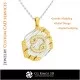Cancer Zodiac Pendant - 3D CAD Home, Bijoux 3D CAO, Pendentifs 3D CAO, Bijoux Vintage 3D CAO, Pendentifs du Zodiaque 3D, Bijoux 