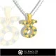 Collection of Zodiac Children Pendants 3D CAD Home, Jewelry 3D CAD, Pendants 3D CAD , Jewelry Collections 3D CAD , 3D Letter P