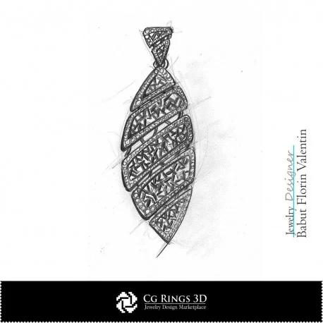 Pendant Sketch-Jewelry Design Jewelry Sketches