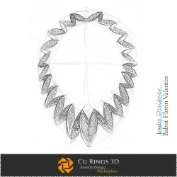 Croquis de Collier-Bijoux Design Croquis de Bijoux