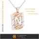 Pendant With Letter N - 3D CAD Jewelry 3D CAD, Pendants 3D CAD , Vintage Jewelry 3D CAD , 3D Letter Pendants, 3D Retro Modern J