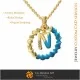 Pendant With Letter N - 3D CAD Jewelry 3D CAD, Pendants 3D CAD , 3D Letter Pendants