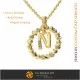 Pendant With Letter N - 3D CAD Jewelry 3D CAD, Pendants 3D CAD , 3D Letter Pendants