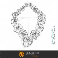 Croquis de Collier-Bijoux Design Concept Croquis de Bijoux
