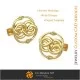 Boutons de Manchette Serpents - 3D CAO Bijoux 3D CAO, Boutons Manchette 3D CAO, Boutons Manchette a Fermeture Arriere Baleine 3