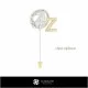 3D Brooch With Letter Z Home, Bijuterii 3D , Brose 3D CAD