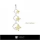 3D Chandelier Earring Home, Bijoux 3D CAO, Boucles D'oreilles 3D CAO, Boucles D'oreilles Diamant 3D, Boucles D'oreilles Chandeli