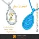 Pandantiv cu Litera Z - Bijuterii 3D CAD Gratuite Home, Bijuterii 3D , Bijuterii Gratuite 3D, Pandative 3D CAD, Pandativ cu Lite