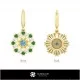 3D Drop Earrings Home, Jewelry 3D CAD, Earrings 3D CAD , 3D Drop Earrings