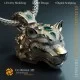 Dog Pendant with Emeralds and Diamonds - Jewelry 3D CAD Home, AI - Jewelry 3D CAD , AI - Pendants 3D CAD 
