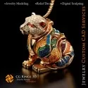 Pendant Puma - Jewelry 3D CAD