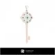 3D Key Pendant Home, Bijoux 3D CAO, Pendentifs 3D CAO, Pendentifs Diamant 3D