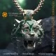 Puma Pendant with Emeralds and Diamonds - 3D CAD Jewelry Home, AI - Jewelry 3D CAD , AI - Pendants 3D CAD 