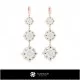 3D Chandelier Earring Home, Jewelry 3D CAD, Earrings 3D CAD , 3D Diamond Earrings, 3D Chandelier Earrings