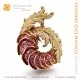 Fern Pendant with Garnets and Diamonts - Jewelry 3D CAD Home, AI - Jewelry 3D CAD , AI - Pendants 3D CAD , AI - 3D CAD Jewelry M