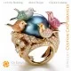 Bague Oiseaux avec et Diamants - Bijoux 3D CAO Home, AI - Bijoux 3D CAO, AI - Bijoux 3D CAO Mélodie des Couleurs, AI - Bijoux 3D