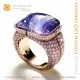 Inel cu Tanzanite - Bijuterii 3D CAD Home, AI - Bijuterii 3D CAD , AI - Inele 3D CAD , AI - Bijuterii 3D CAD Melodia culorilor,