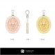 3D Women's Taurus Zodiac Pendant Home, Bijuterii 3D , Pandative 3D CAD, Pandativ cu Zodii 3D