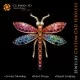 Pandantiv Libelula cu Melodie de Culori - 3D CAD Bijuterii Home, AI - Bijuterii 3D CAD , AI - Pandative 3D CAD, AI - Bijuterii 3