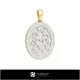 3D Women's Gemini Zodiac Pendant Home, Jewelry 3D CAD, Pendants 3D CAD , 3D Zodiac Pendants