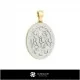 3D Women's Cancer Zodiac Pendant Home, Bijuterii 3D , Pandative 3D CAD, Pandativ cu Zodii 3D