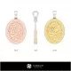 3D Women's Virgo Zodiac Pendant Home, Bijoux 3D CAO, Pendentifs 3D CAO, Pendentifs du Zodiaque 3D