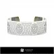 3D Women's Cancer Zodiac Bracelet Home, Bijoux 3D CAO, Bracelets 3D CAO, Bracelets 3D , Bracelets Manchette 3D , Bracelets du Zo
