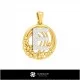 3D Collection of Pendants with Initials Home, Jewelry 3D CAD, Jewelry Collections 3D CAD 