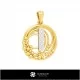3D Collection of Pendants with Initials Home, Jewelry 3D CAD, Jewelry Collections 3D CAD 