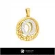 3D Collection of Pendants with Initials Home, Jewelry 3D CAD, Jewelry Collections 3D CAD 