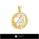 3D Collection of Pendants with Initials Home, Bijoux 3D CAO, Collection Bijoux 3D CAO